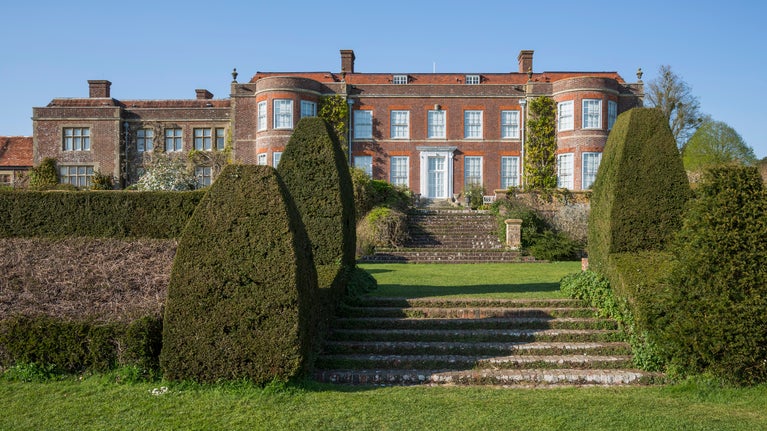 View of the South front of the house